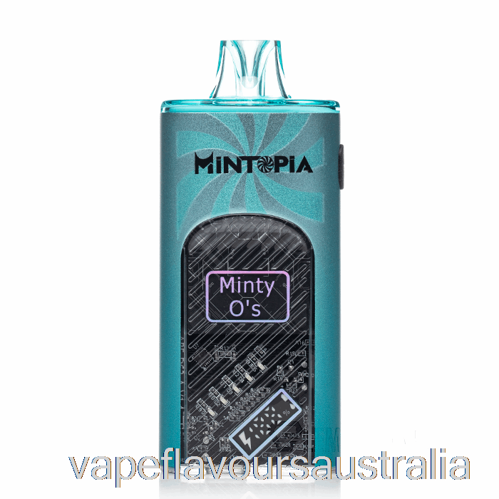 Vape Nicotine Australia Mintopia Turbo 9000 Disposable Minty Os